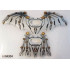 Plastic Wings with Space Batman Pattern, Sheet of 2, Opened and Collapsed Wings: {прозрачен}