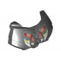 Large Figure Chest Armor Small with Red Spider Eyes and White Fangs Pattern: {черен}