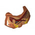 Large Figure Chest Armor Small with Tan and Reddish Brown Pattern: {тъмно оранжев}