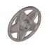 Wheel Cover 5 Spoke Thick with Edge Bolts - for Wheel 56145: {сребърно метален}