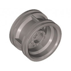 Джанта широка Ø30 X 20 мм с кръстат отвор Ø4.8 мм: {сребърно метален}