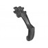 Bionicle Weapon Claw - Bent and Notched with Clip: {титаниево метален}