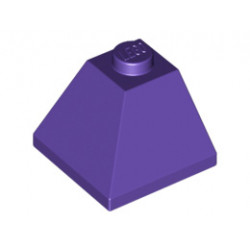 Ъглова тухличка 2X2/45° отвън : {светло виолетов}