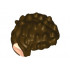 Mini Doll, Hair Short Spiked with Light Nougat Elves Ears Pattern: {тъмно кафяв}