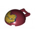 Windscreen 4 x 4 x 1 2/3 Canopy Half Sphere with Bar Handle and Hulk Buster Face Pattern (2015 Version): {нов тъмно червен}
