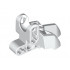 Hero Factory Foot with Three Short Claws and Ball Socket: {бял}