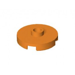 Кръгла плочка с 1 стъд: {ярко оранжев}