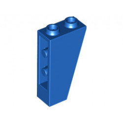 Покривна плочка 1X2X3/74° инверсна : {ярко син}