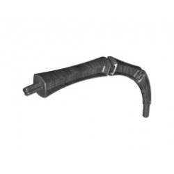 Appendage Bony Large with Axle (Leg / Rib / Tail): {титаниево метален}