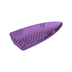 Aircraft Fuselage Forward Bottom Curved 8 x 16: {умерено лавандулов}