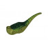 Dinosaur Body Raptor with Dark Green Top with Lime Stripes on Sides Pattern: {маслинено зелен}