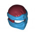 Minifigure, Headgear Ninjago Wrap Type 2 with Dark Azure Wraps and Knot Pattern: {нов тъмно червен}