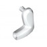 Dinosaur Limb Small Arm with Pin and 2 Elbow Spikes Left: {бял}