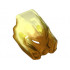 Bionicle Mask of Stone with Marbled Trans-Neon Green Pattern: {топло златист}