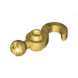 Кука с топче 1х3: {топло златист}