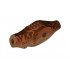Dinosaur Body Tyrannosaurus rex with Dark Orange Top with Dark Brown Stripes Pattern: {умерен нуга}