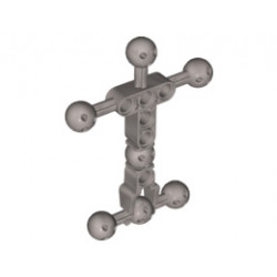 Hero Factory Torso, Small with Ball Joints: {сребърно метален}