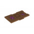 Brick, Modified 8 x 16 with 1 x 4 Indentations and 1 x 4 Plate with Floor Mats Pattern: {умерен нуга}