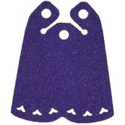 Mini Doll, Cape Cloth, Friends, 2 Bottom Curves, Long with 3 Small Top Holes and Heart Shaped Holes: {светло виолетов}