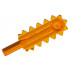 Minifigure, Utensil Tool Chainsaw Blade: {прозрачно ярко оранжев}