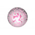 Ball with Stud Receptacle with White Brain Fissures Pattern (Finial Round): {прозрачен умерено червеникаво виолетов}
