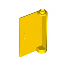 Door 1 x 3 x 4 Left - Open Between Top and Bottom Hinge : {ярко жълт}