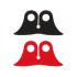 Minifigure, Cape Cloth, Pointed Collar with Black and Red Sides : {мултикомбинация}