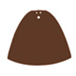 Cloth Cape with 3 Holes, Large Buildable Figures: {червеникаво-кафяв}