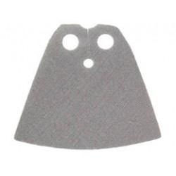 Minifigure, Cape Cloth, Standard - Shiny Starched Fabric - Height 3.9 cm: {тъмно каменно сив}