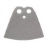 Minifigure, Cape Cloth, Standard - Shiny Starched Fabric - Height 3.9 cm: {тъмно каменно сив}