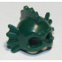 Minifigure, Headgear Head Cover, Swamp Creature with Eye Holes, Fins and Spikes: {земно зелен}