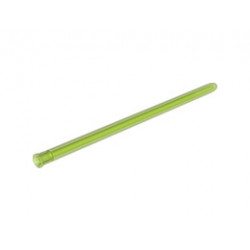 Large Figure Weapon Lightsaber Blade 15L with Axle Hole: {прозрачно ярко зелен}