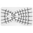 Plastic Cape and Collar with Black Spideweb Pattern, Sheet of 2 (Spider Lady): {прозрачен}