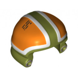 Мини каска No. 86 декор. No. 1: {маслинено зелен}