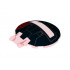 Dish 6 x 6 Inverted - No Studs with Handle with SW First Order TIE Fighter Rear Window Pattern: {прозрачно червен}