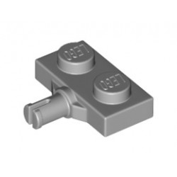 Колесен носач 1X2X1/3 с мини закачалка: {умерено каменно сив}