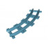 Train, Track Plastic, Narrow, Curve: {умерено небесносин}