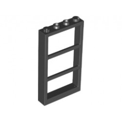 Рамка 1X4x6 от три части : {черен}