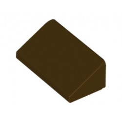 Покривна плочка 1X2x2/3: {тъмно кафяв}