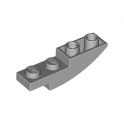Тухличка 1X4X1 инверсна дъга: {умерено каменно сив}