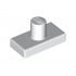 Tile, Modified 1 x 2 with Minifigure Head Post : {бял}