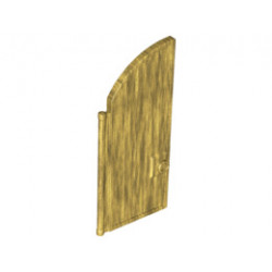 Door 1 x 4 x 7 2/3 Curved Top: {топло златист}