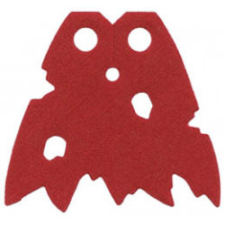 Minifigure, Cape Cloth, Holes and Tattered Edges : {нов тъмно червен}