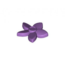 Friends Accessories Hair Decoration, Flower with Pointed Petals and Pin: {умерено лавандулов}