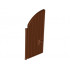 Door 1 x 4 x 7 2/3 Curved Top: {червеникаво-кафяв}