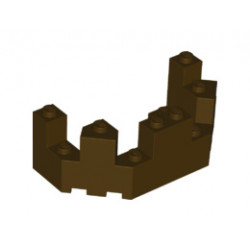 Балкон 1/2 4X8X2 1/3 : {тъмно кафяв}