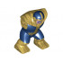 Body Giant, Thanos with Dark Blue Outfit and Lavender Face Pattern: {топло златист}