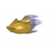 Bionicle Creature Head/Mask with Marbled Trans-Purple Pattern: {топло златист}