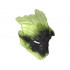 Bionicle Mask Umarak with Marbled Trans-Bright Green Pattern: {черен}