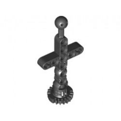 Large Figure Torso Skeletal with Gear Hips / Waist / Bottom: {черен}